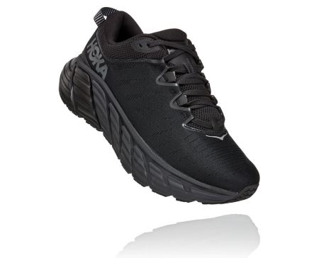 Hoka Gaviota 3 Road - Adidasi Alergare Pe Drum Barbati Negrii / Negrii | RO-BAogvWm